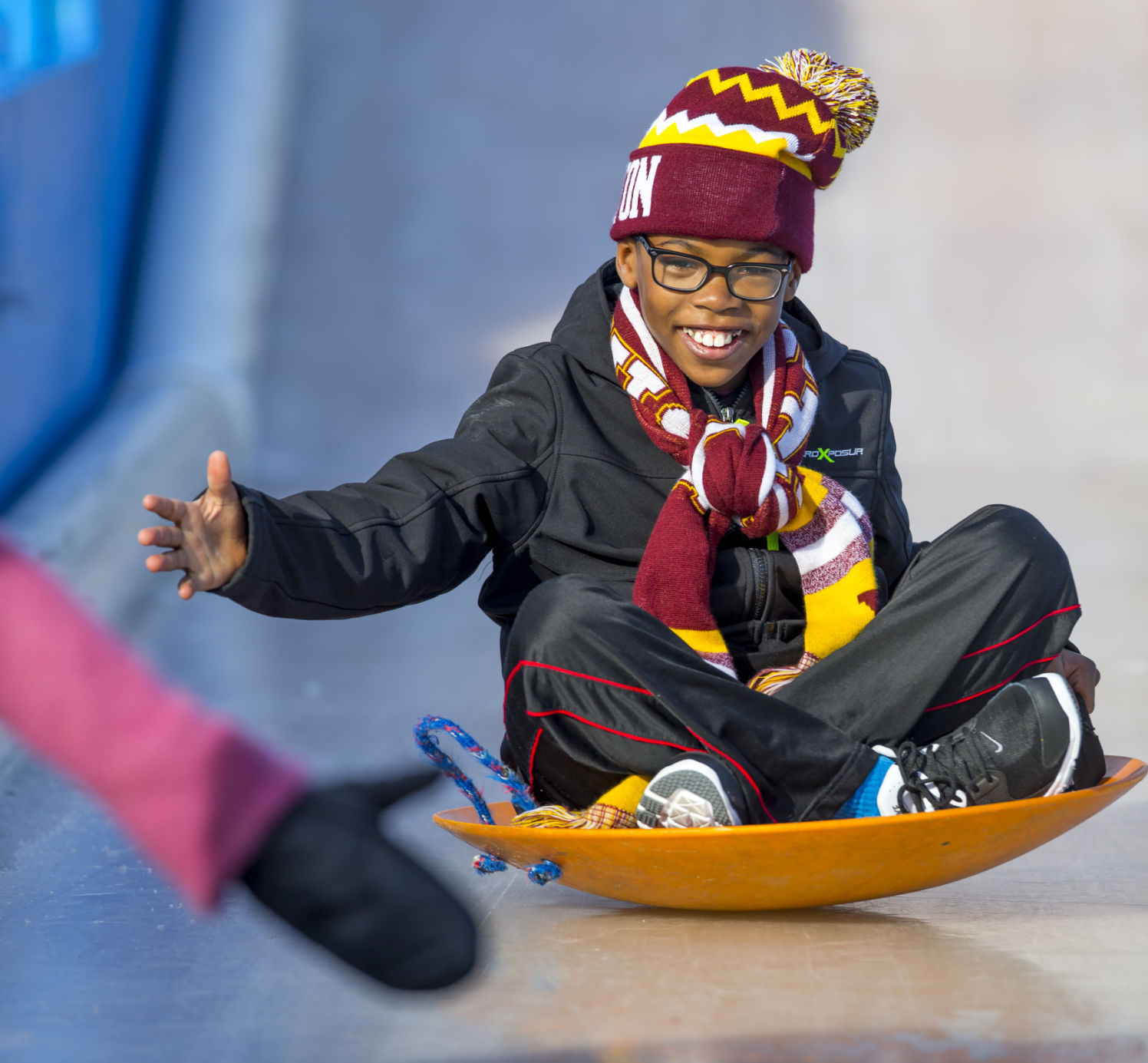 Piedmont Winterfest skating rink